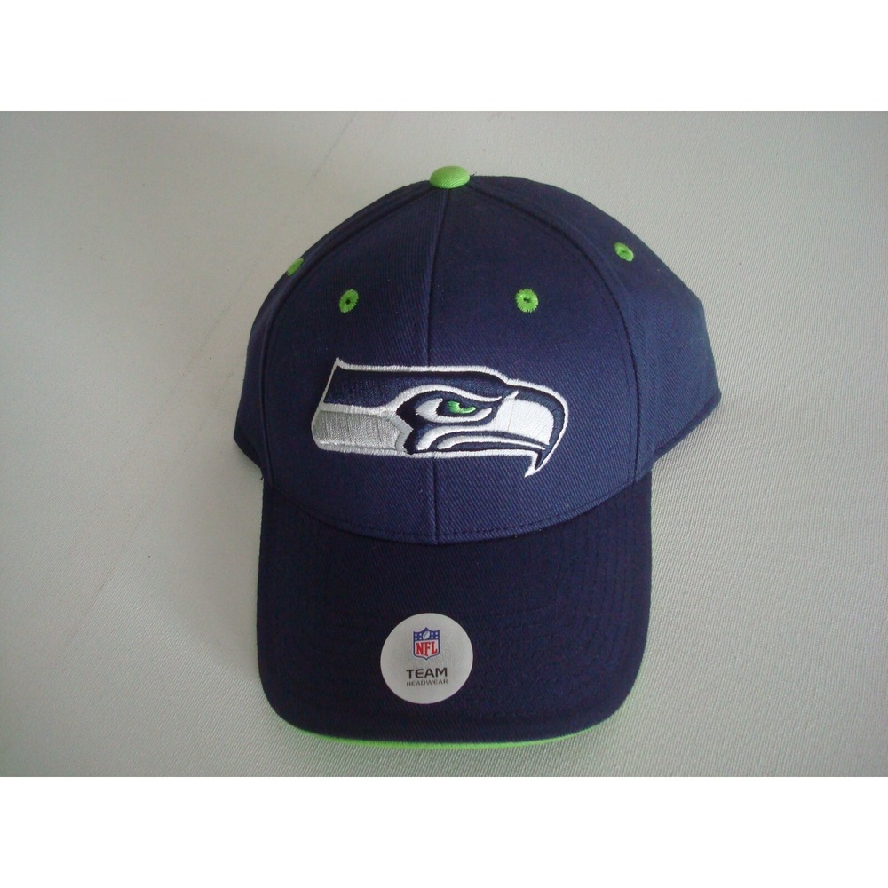 SEATTLE SEAHAWKS‎   STRAPBACK  BEACH GOLF DEADSTOCK HAT CAP VINTAGE F5